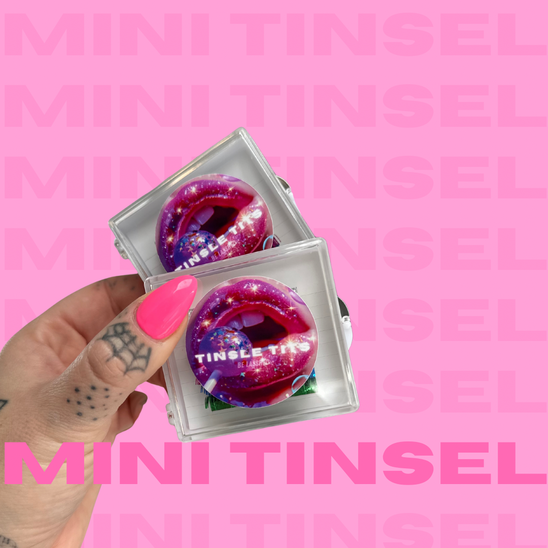 Mini tinsel lashes
