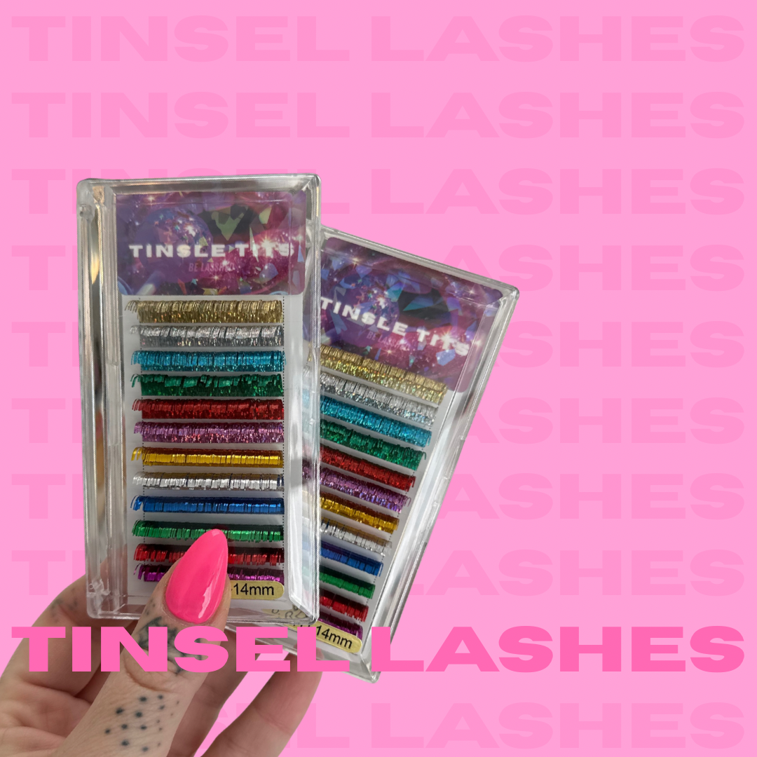 Tinsel lashes